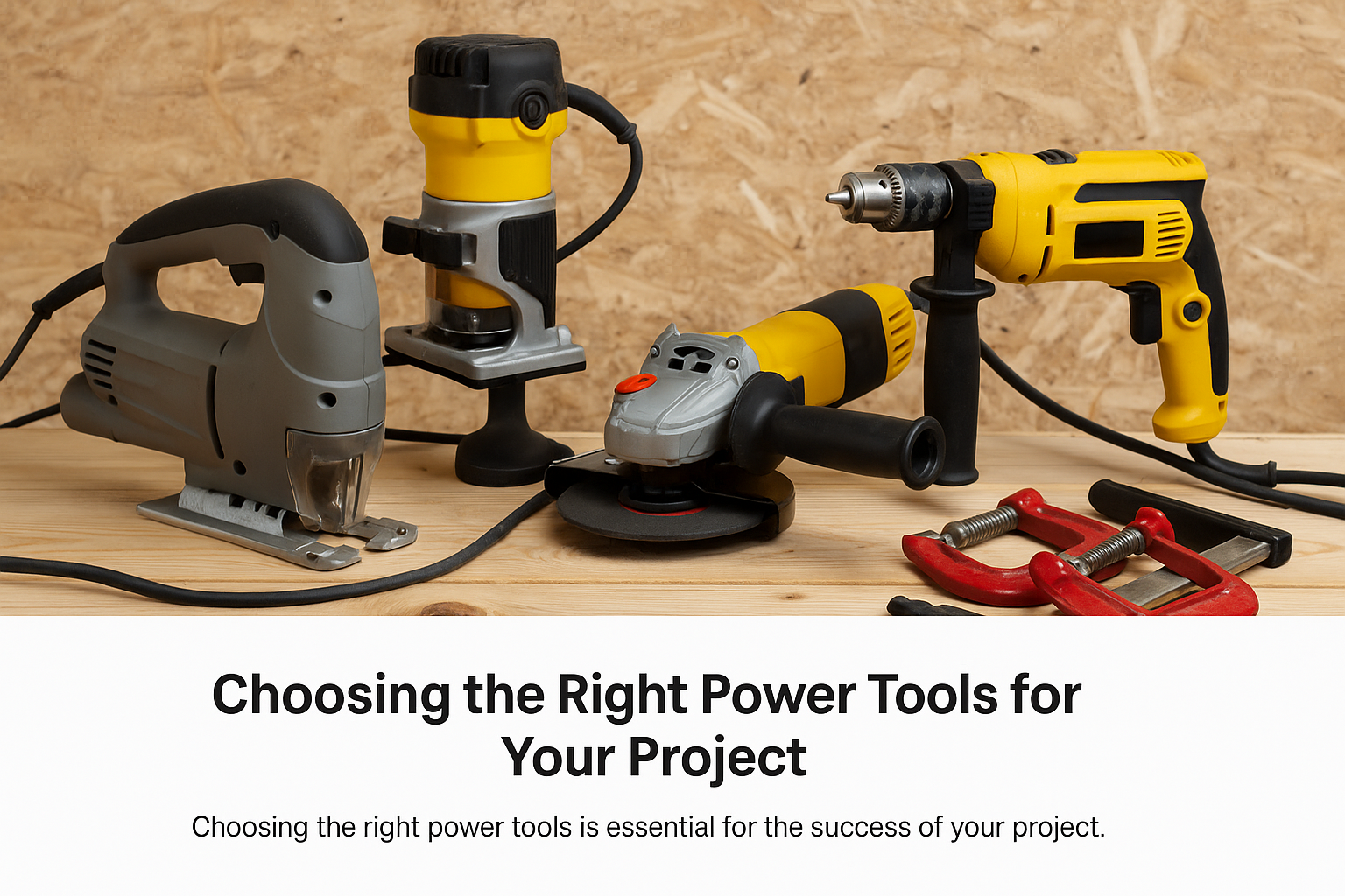How to Choose the Right Router & Trimmer for Your Woodworking Projects